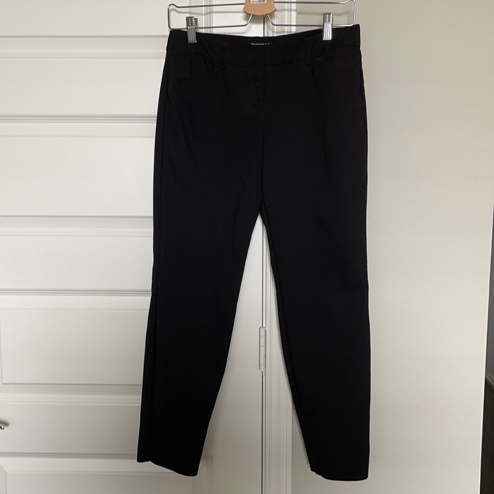 Express editor black work pants size 4R